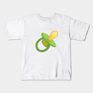 Green Pacifier - Baby Pacifier - Pacifier Kids T-Shirt